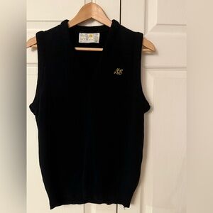 Classic Black Sleeveless Vest